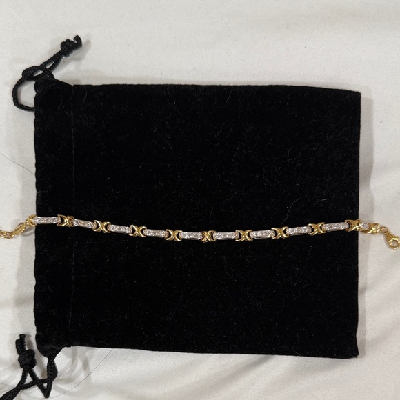 Chic Gold and Silver Women's Bracelet - Picture 1 of 5